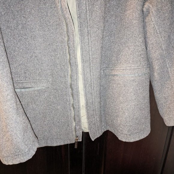 Zegna Sport Reversible Jacket, Microtene Made ITALY WOOL/NYLON, Men Size Large. - Picture 3 of 15